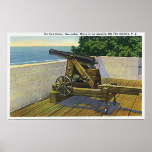 Uitzicht van de Boulangerie, Franse militairen Poster