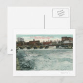 Uitzicht van de Brug die van de Straat van het Hof Briefkaart (Voorkant / Achterkant)