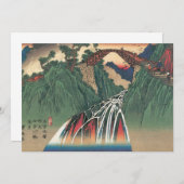 Uitzicht van de brug over de rivier de Ina, Nojiri (Voorkant / Achterkant)