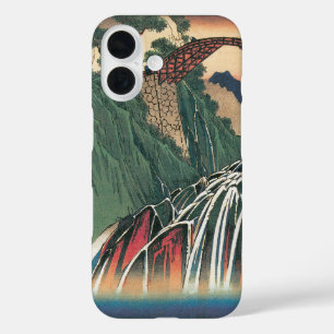 Uitzicht van de brug over de rivier de Ina, Nojiri iPhone 16 Hoesje