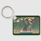 Uitzicht van de brug over de rivier de Ina, Nojiri Sleutelhanger (Achterkant)