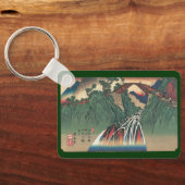 Uitzicht van de brug over de rivier de Ina, Nojiri Sleutelhanger (Achterkant)