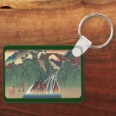 Uitzicht van de brug over de rivier de Ina, Nojiri Sleutelhanger (Voorkant)