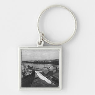 Uitzicht van de Brug van St. Benezet Sleutelhanger