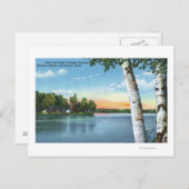 Uitzicht van de Camping Grounds of Fish Creek Briefkaart (Voorkant / Achterkant)