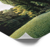 Uitzicht van de Chateau nabij de Stone Bridge Poster (Hoek)