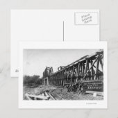 Uitzicht van de Chico-Oroville Bridge Briefkaart (Voorkant / Achterkant)