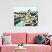 Uitzicht van de Chutes Canvas Afdruk (Insitu (Woonkamer))
