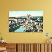 Uitzicht van de Chutes Canvas Afdruk (Insitu (Woonkamer))