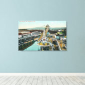 Uitzicht van de Chutes Canvas Afdruk (Insitu (Houten vloer))