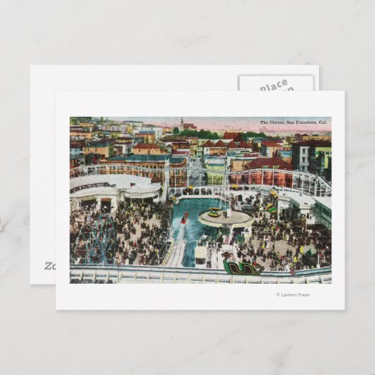 Uitzicht van de Chutes van boven # 2 Briefkaart (Voorkant / Achterkant)