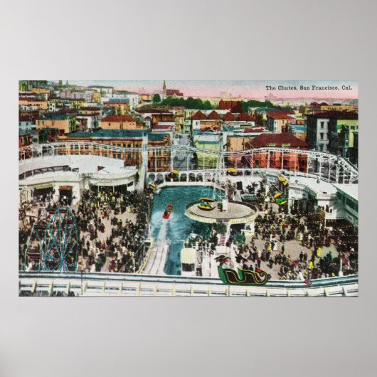 Uitzicht van de Chutes van boven # 2 Poster (Voorkant)