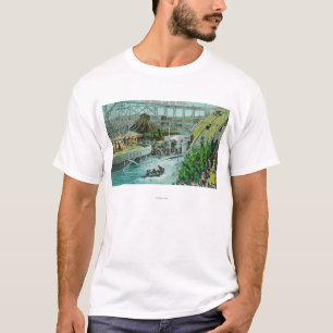 Uitzicht van de cirkelschommelingen en de Chutes T-shirt