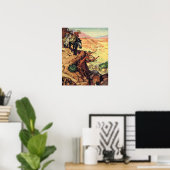 Uitzicht van de Cliff Poster (Thuiskantoor)