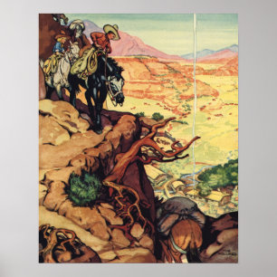 Uitzicht van de Cliff Poster