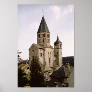 Uitzicht van de Clocher de l'Eau Benite Poster