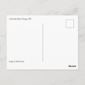 Uitzicht van de Columbia River, Columbia River Gor Briefkaart (Achterkant)