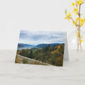 Uitzicht van de Columbia River, Columbia River Gor Kaart (Gele Bloem)