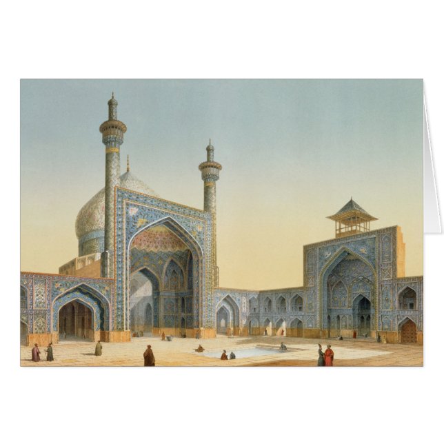 Uitzicht van de Courtyard van de Mesdjid-i-Shah, I (Voorkant Horizontaal)