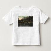 Uitzicht van de Crags, Castle Rock Kinder Shirts (Voorkant)