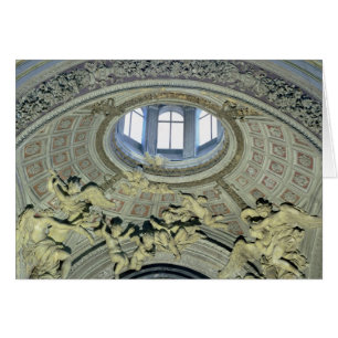 Uitzicht van de cupola met angelmusici