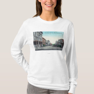 Uitzicht van de Derde Straat van de Post Kantoor T-shirt