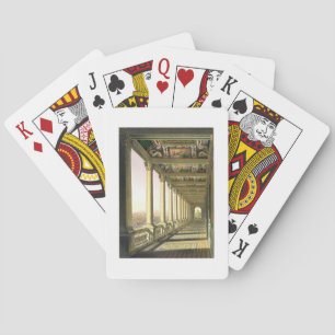 Uitzicht van de derde verdieping Loggia in het Vat Pokerkaarten