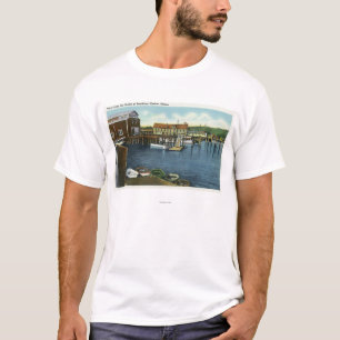 Uitzicht van de dokken t-shirt