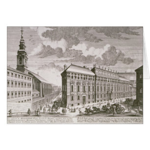Uitzicht van de Dorotheergasse waarin het