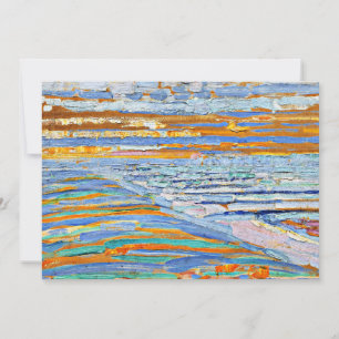 Uitzicht van de Duinen met Beach en Pier Kaart