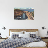 Uitzicht van de Duivel Pot & The Sunset Cliffs Canvas Afdruk (Insitu (Slaapkamer))