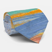 Uitzicht van de Dunes met strand - Piet Mondriaan  Stropdas (Opgerold)