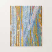 Uitzicht van de Dunes met strand van Piet Mondrian Legpuzzel (Verticaal)