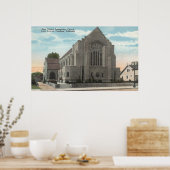 Uitzicht van de eerste Amerikaanse presbyteriaanse Poster (Keuken)