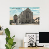 Uitzicht van de eerste Amerikaanse presbyteriaanse Poster (Thuiskantoor)