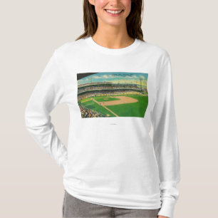 Uitzicht van de eerste basisladers van het kruisel t-shirt