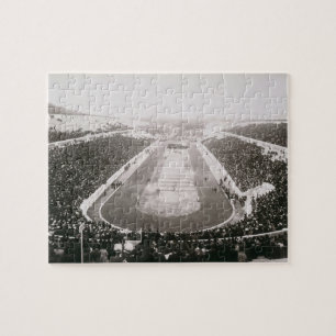 Uitzicht van de eerste officiële Olympische Spele Legpuzzel