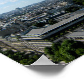 Uitzicht van de Eiffeltoren van de Arc du Triomph  Poster (Hoek)