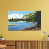 Uitzicht van de Elephant-berg Canvas Afdruk (Insitu (Woonkamer))