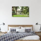 Uitzicht van de Elm Knoll, hier woonachtig Longmed Canvas Afdruk (Insitu (Slaapkamer))