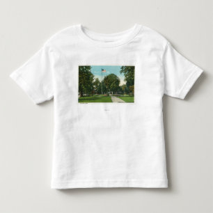 Uitzicht van de Flagpole in Academy Park Kinder Shirts