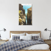 Uitzicht van de Flume Canvas Afdruk (Insitu (Slaapkamer))