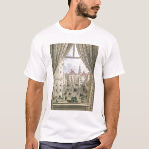 Uitzicht van de Freyung, Wenen, 1825 (gouache op p T-shirt