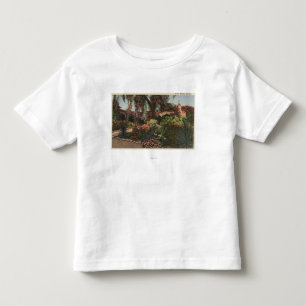 Uitzicht van de Front Mission Garden Kinder Shirts