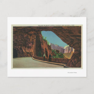 Uitzicht van de galerij op de Carmel Highway Briefkaart