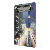 Uitzicht van de gebouwen van het financiële distri mini klembord (Angled2)