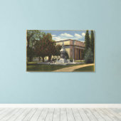 Uitzicht van de gemeenteraad van Auditorium Canvas Afdruk (Insitu (Houten vloer))