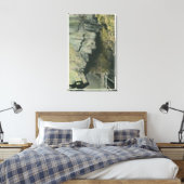 Uitzicht van de getuigen van de Grotto's Canvas Afdruk (Insitu (Slaapkamer))