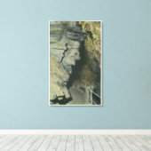 Uitzicht van de getuigen van de Grotto's Canvas Afdruk (Insitu (Houten vloer))