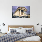 Uitzicht van de gevel van La Madeleine Canvas Afdruk (Insitu (Slaapkamer))
